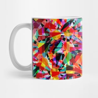 Rainbow Sunshine Geometric Mug